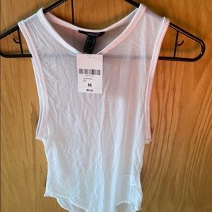 White mesh body suit from forever 21